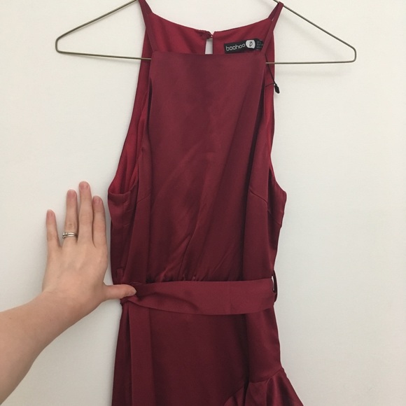 Boohoo Burgundy ๐ Dress - Picture 2 of 6